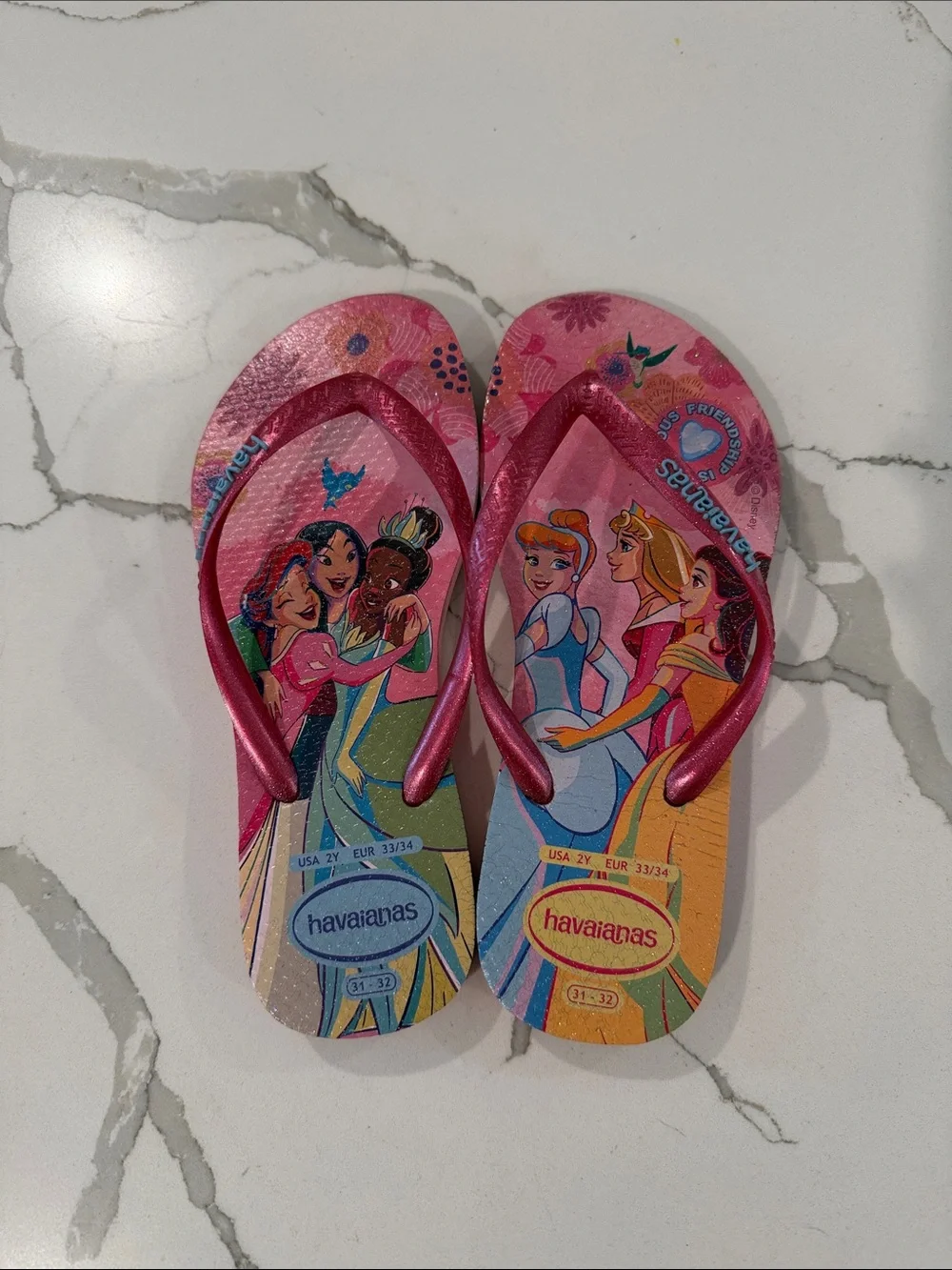 Disney Princess Kids Flipflops